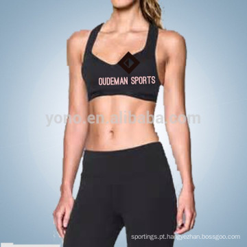 Novo profissional correndo sem fio Sports Bra para mulheres yoga